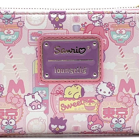 NEW Loungefly Sanrio Hello Kitty Kawaii Mini Backpack & Wallet - Picture 8 of 13